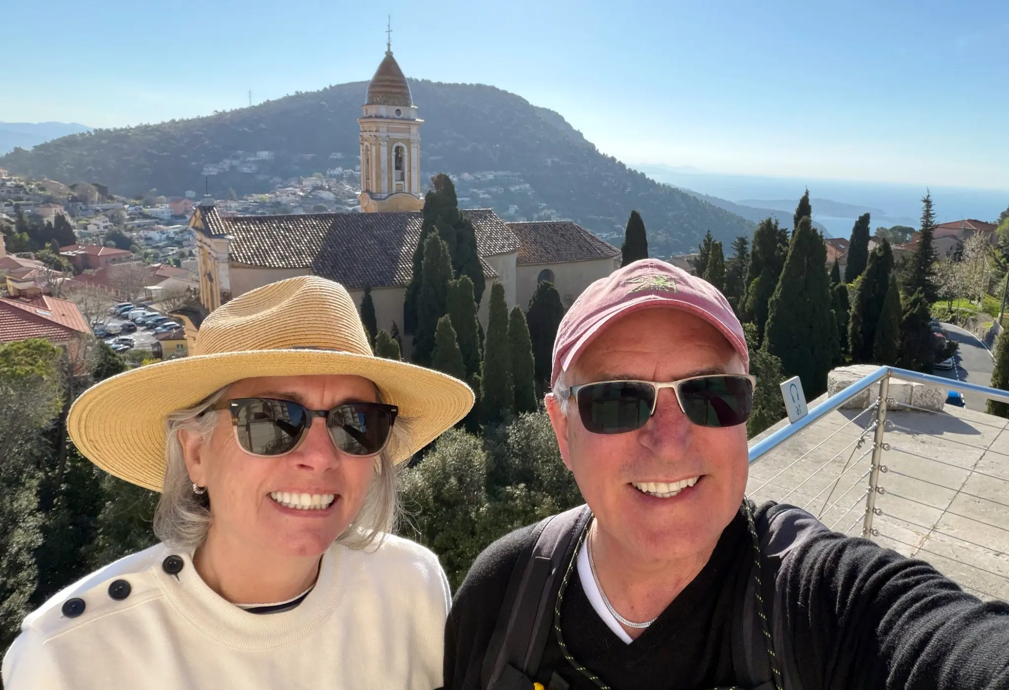 Caroline and Keith in the south of France